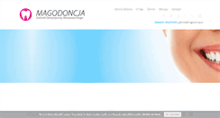 Desktop Screenshot of magodoncja.pl